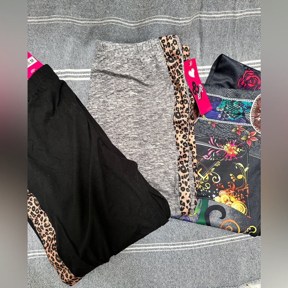3 New Pair of Leggings size medium Bundle Lot
